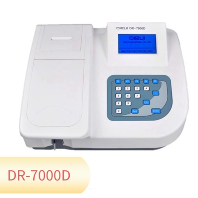 340nm Dirui বায়োকেমিস্ট্রি বিশ্লেষক মেডিকেল পোর্টেবল সেমি অটো